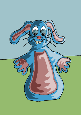 blue bunny pupp...