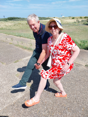 Mum and dad enj...