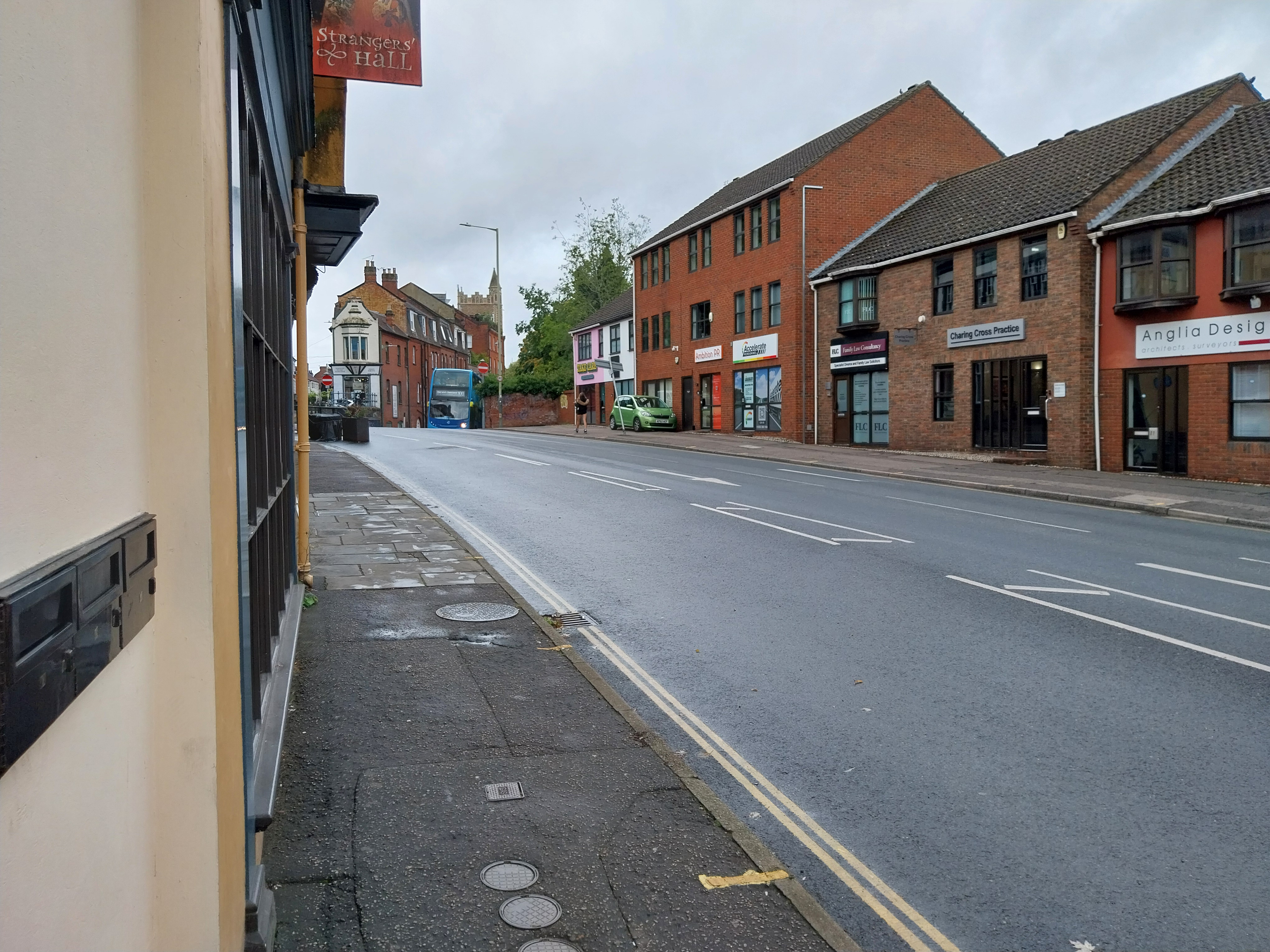 street on approach