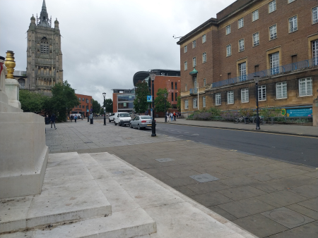 street in front... street in front...