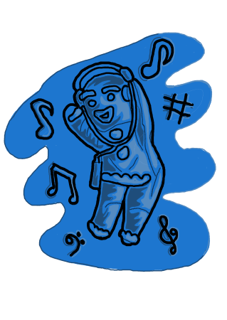blue musical gi...