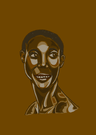 portrait of afr...